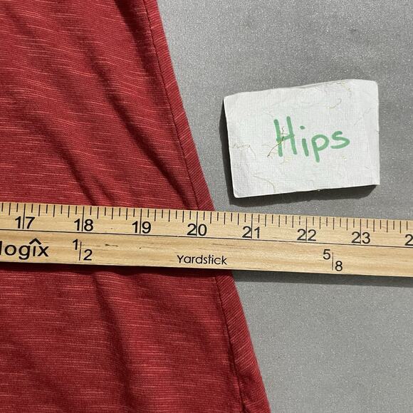 Horny Toad Escapade Skirt Size Small Red Organic Cotton Knit Eco Outdoors Casual - Picture 10 of 11